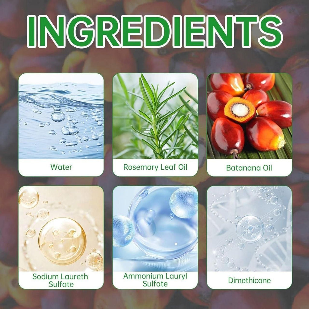 TryOnes BATANA OIL SHAMPOO with Rosemary Extract 400 ml Pack of 2